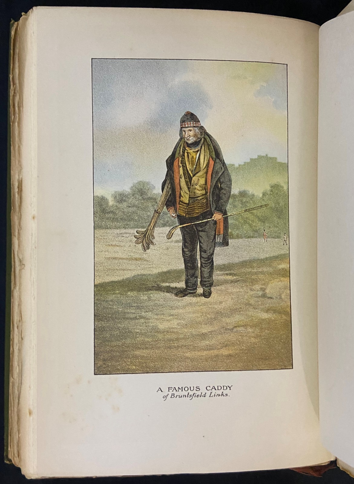 1901 OUT-DOOR GAMES: CRICKET AND GOLF Rackham HADDON HALL Antique Book LYTTELTON