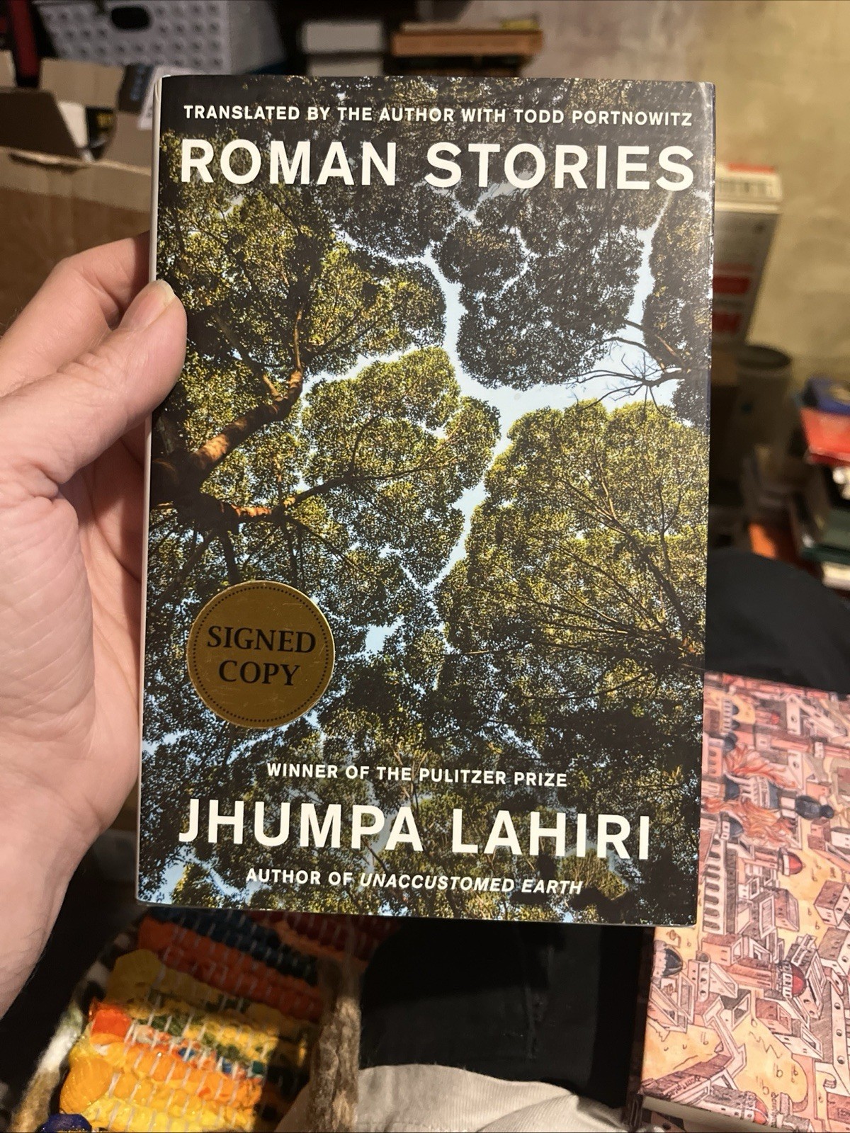 SIGNED~Roman Stories by Jhumpa Lahiri, 1st Edition, 1st Printing, HC DJ