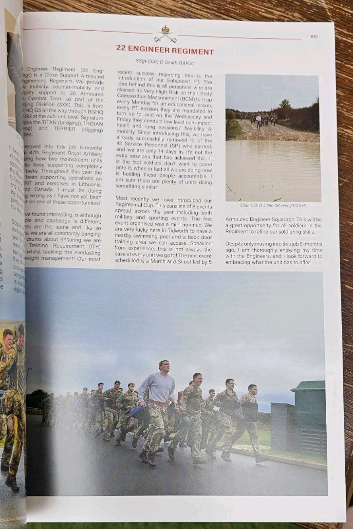 Mind Body & Spirit Annual Journal of the Royal Army Physical Training Corps 2022