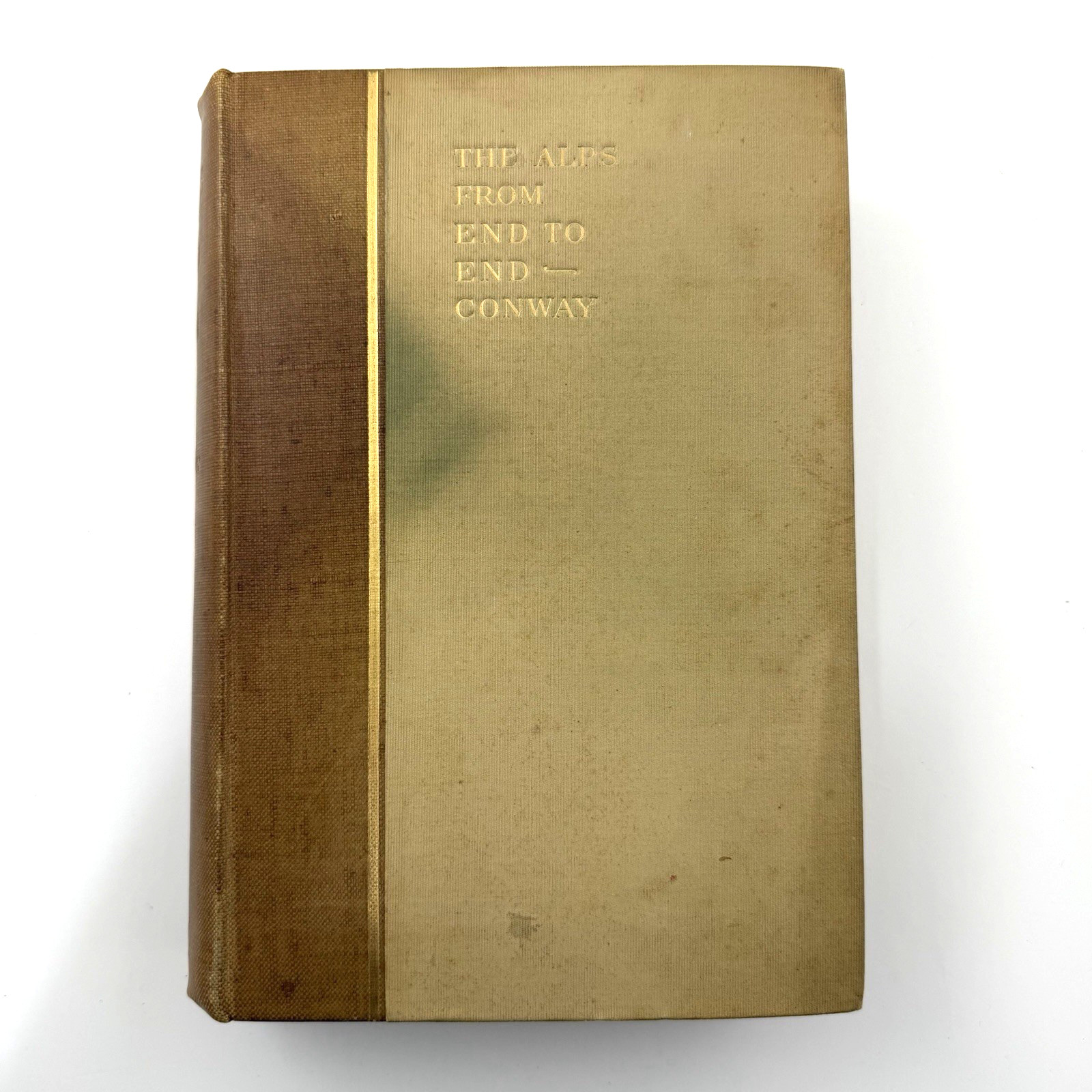THE ALPS FROM END TO END William Martin Conway HC First Edition 1895