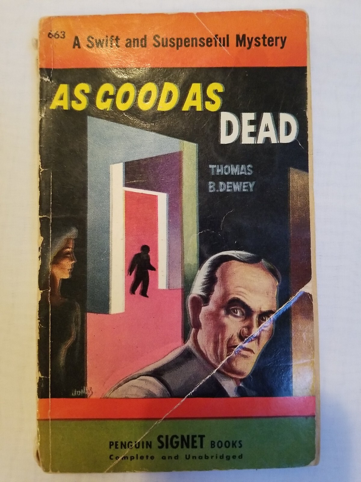 1948 Vintage As Good as Dead; by Thomas B. Dewey (8.1)