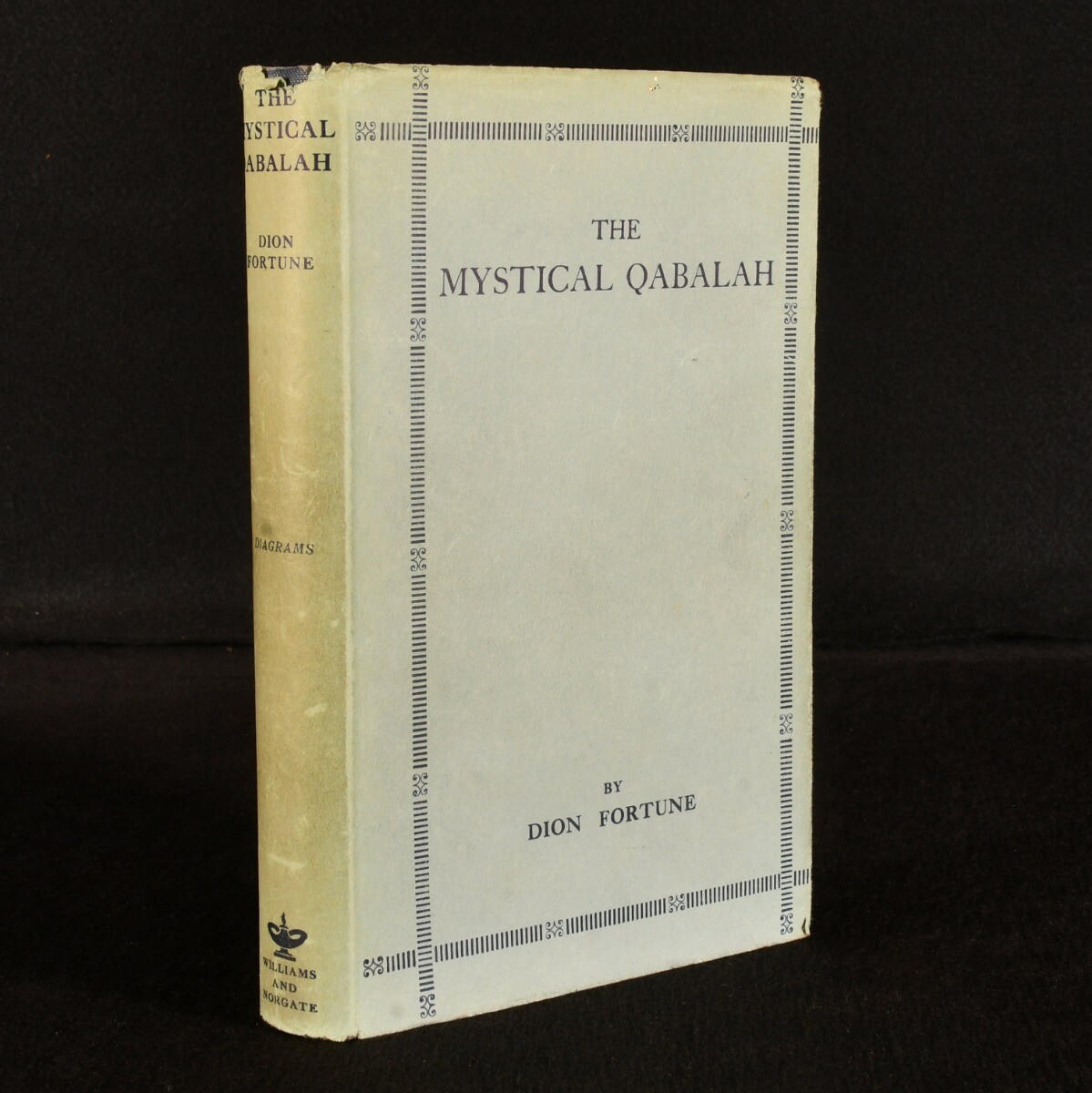 1951 The Mystical Qabalah Dion Fortune Fourth impression Dust Wrapper