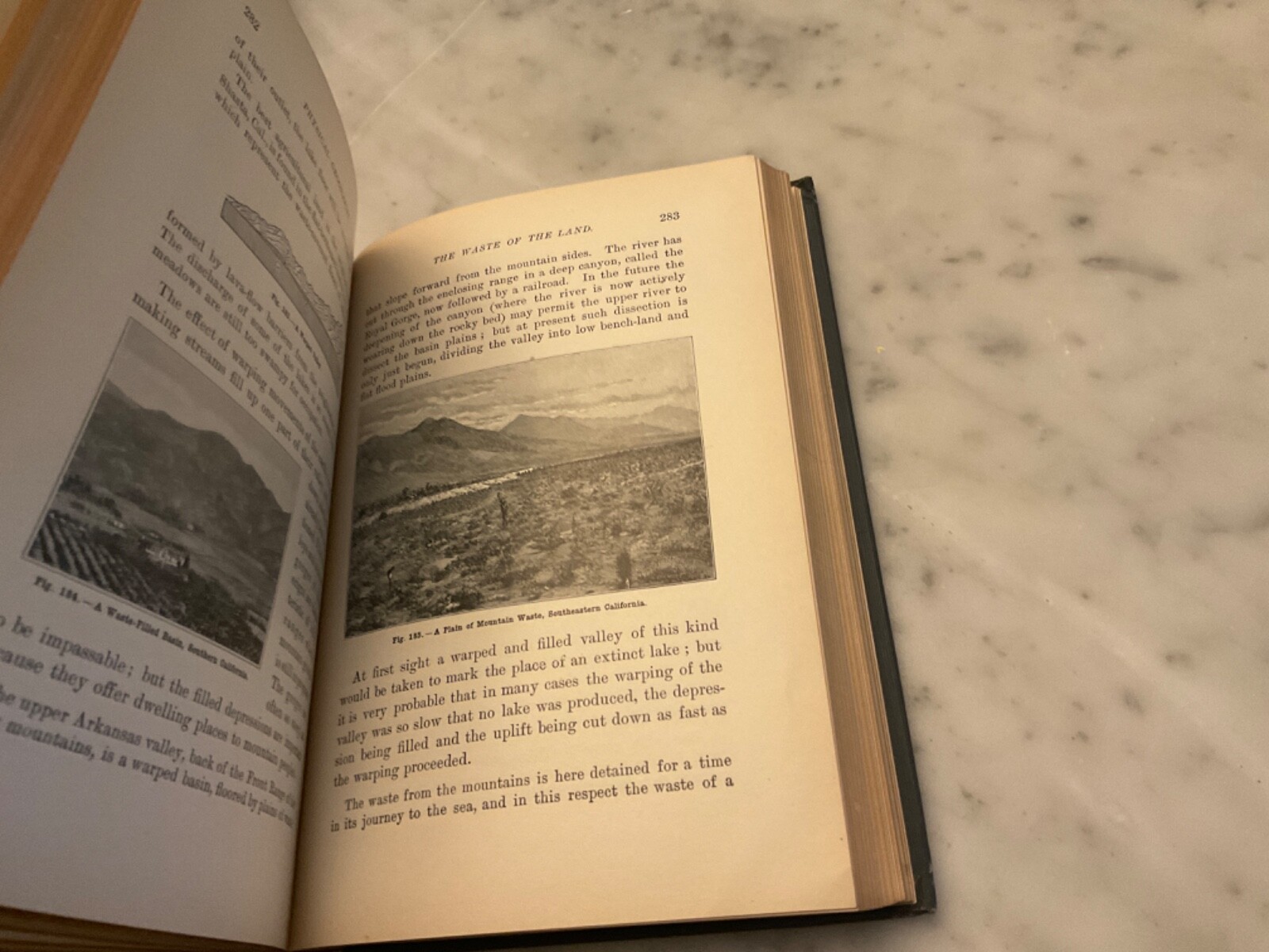 1900 Physical Geography by William Davis w/ Snyder. HB
