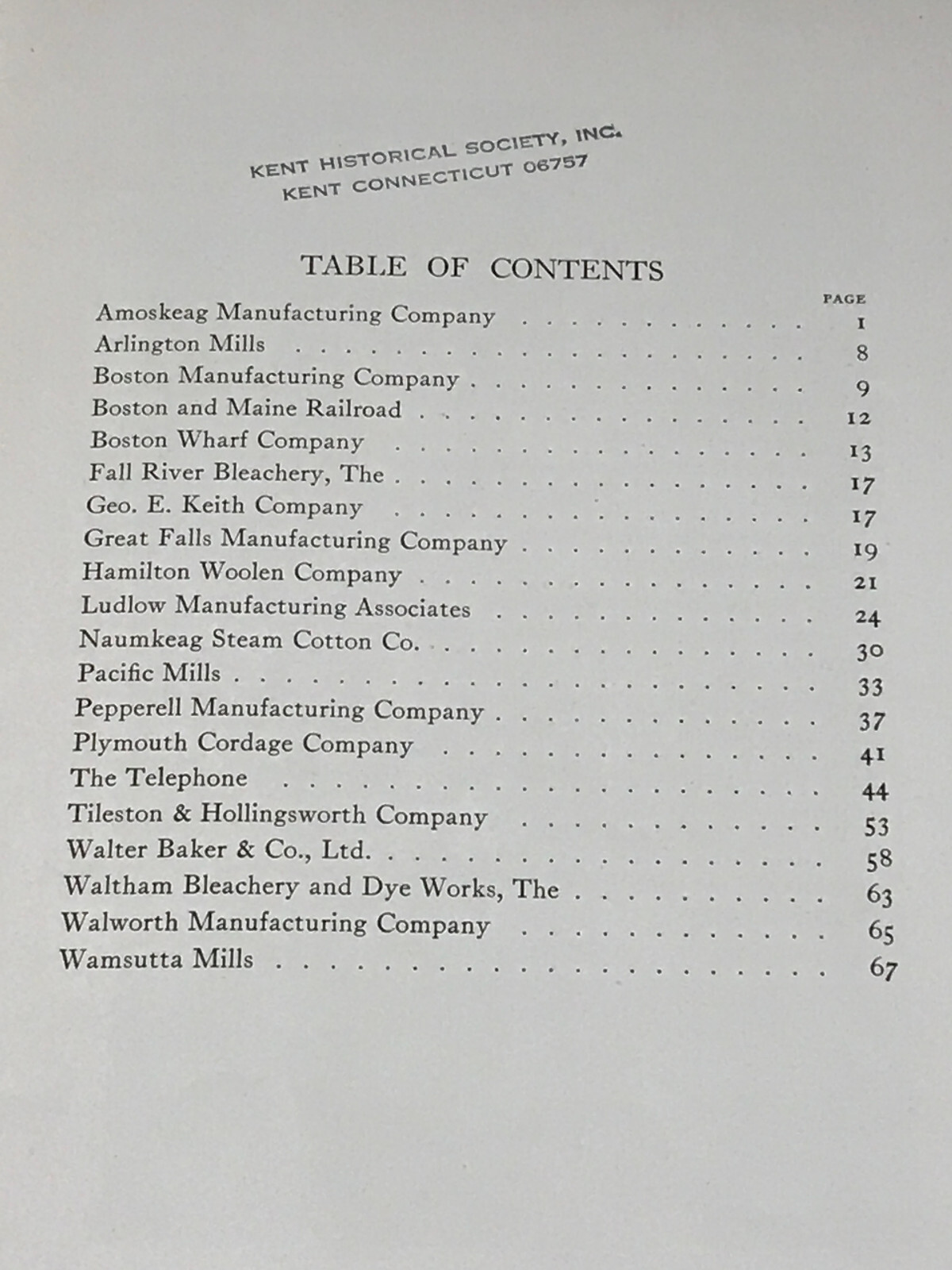 1923 Some Industries of New England Origin & Development, Amoskeag, Pepperell