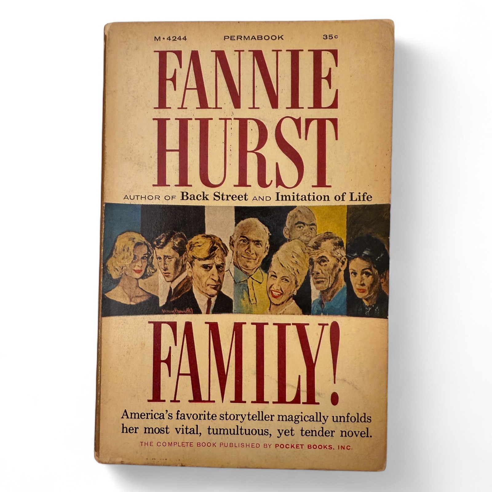 Family! by Fannie Hurst Vintage Permabook Edition 1960 Pocket Novel