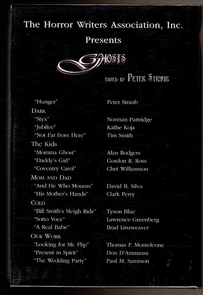 GHOSTS. Straub, Peter editor. 1995 limited edition signed by all 15 authors. DJ.