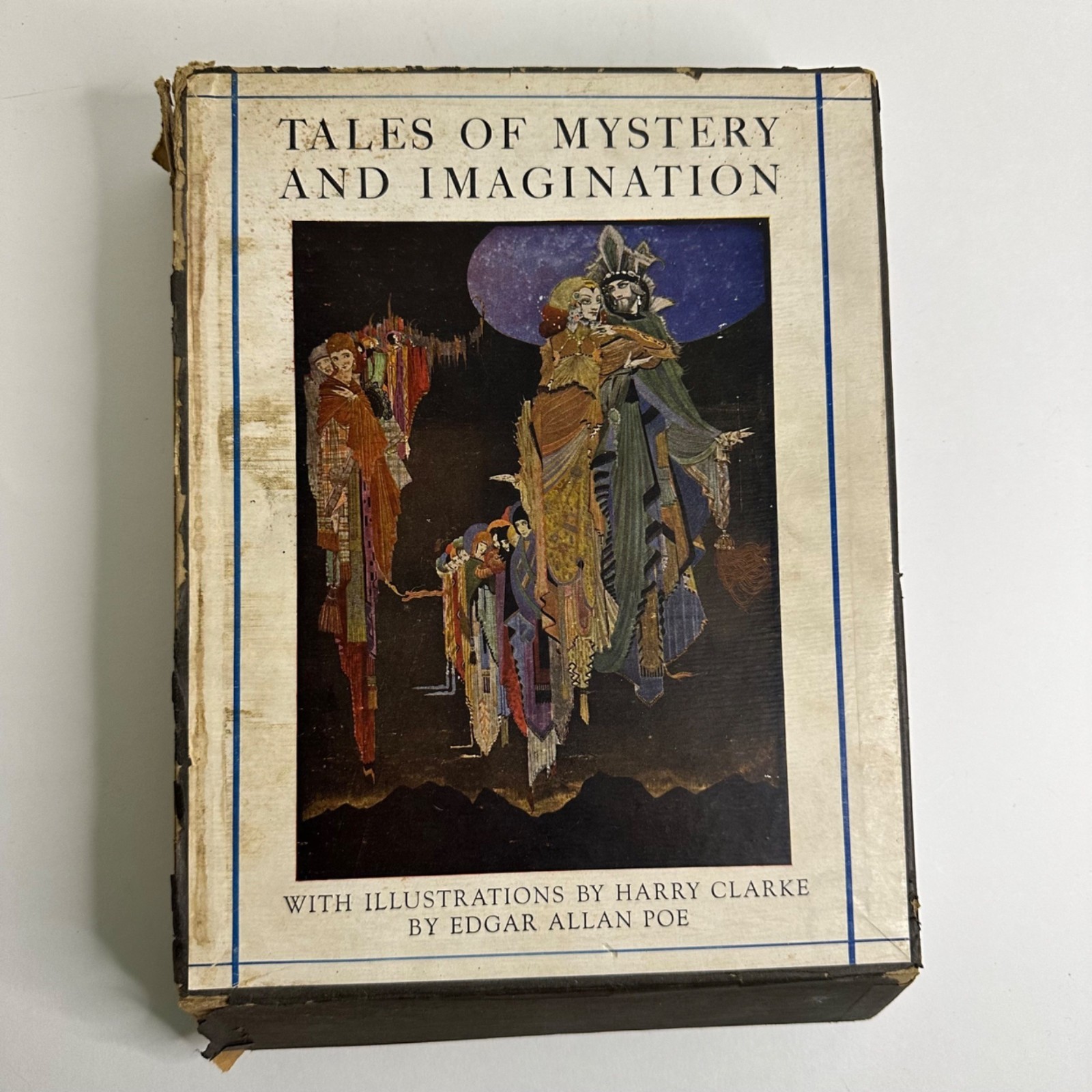 Tales of Mystery and Imagination by Edgar Allan Poe 1933 HC/DJ w/ Box DAMAGED