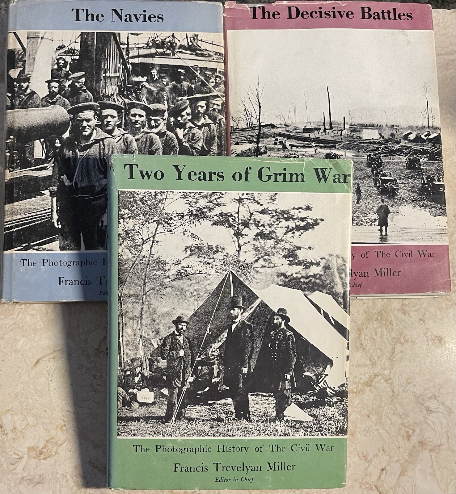 Two Years of Grim War: Photo History Civil War Francis T. Miller HC/DJ 1957 (3)