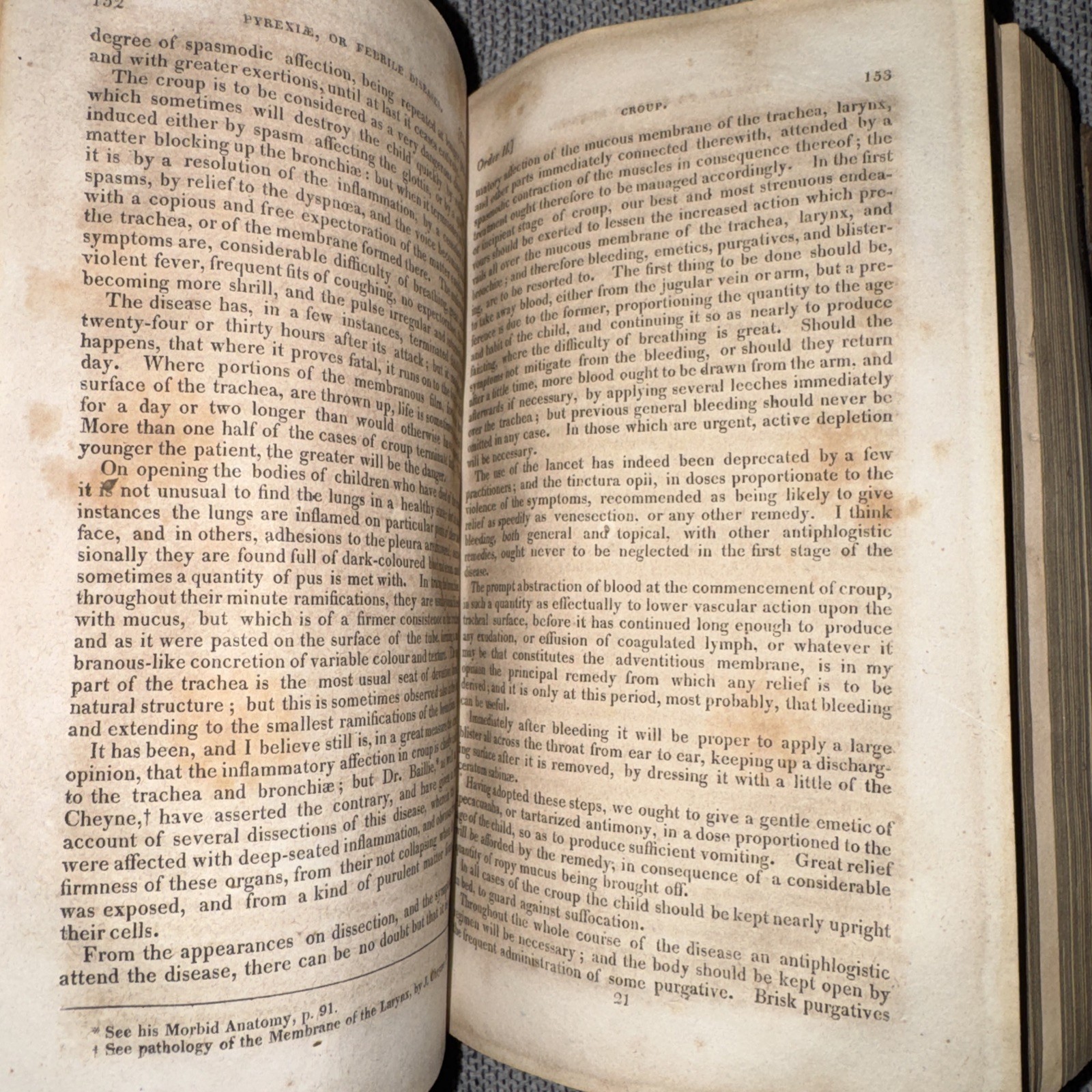 1822 Modern Practice of Physic Method of Treating Diseases Robert Thomas Leather