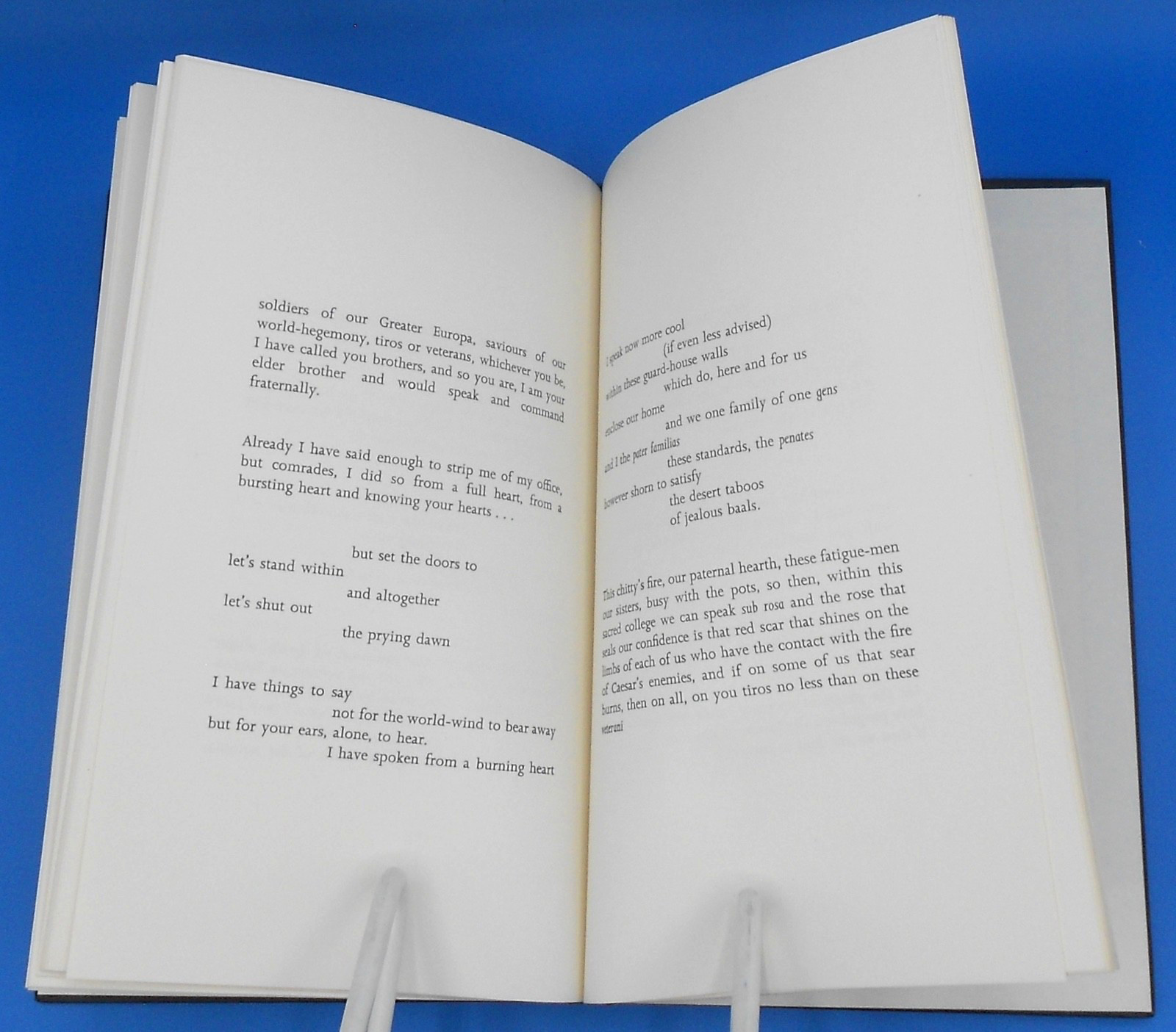 THE TRIBUNE’S VISITATION by DAVID JONES 1969, 1ST EDITION HC/DJ NF/VG+ POETRY