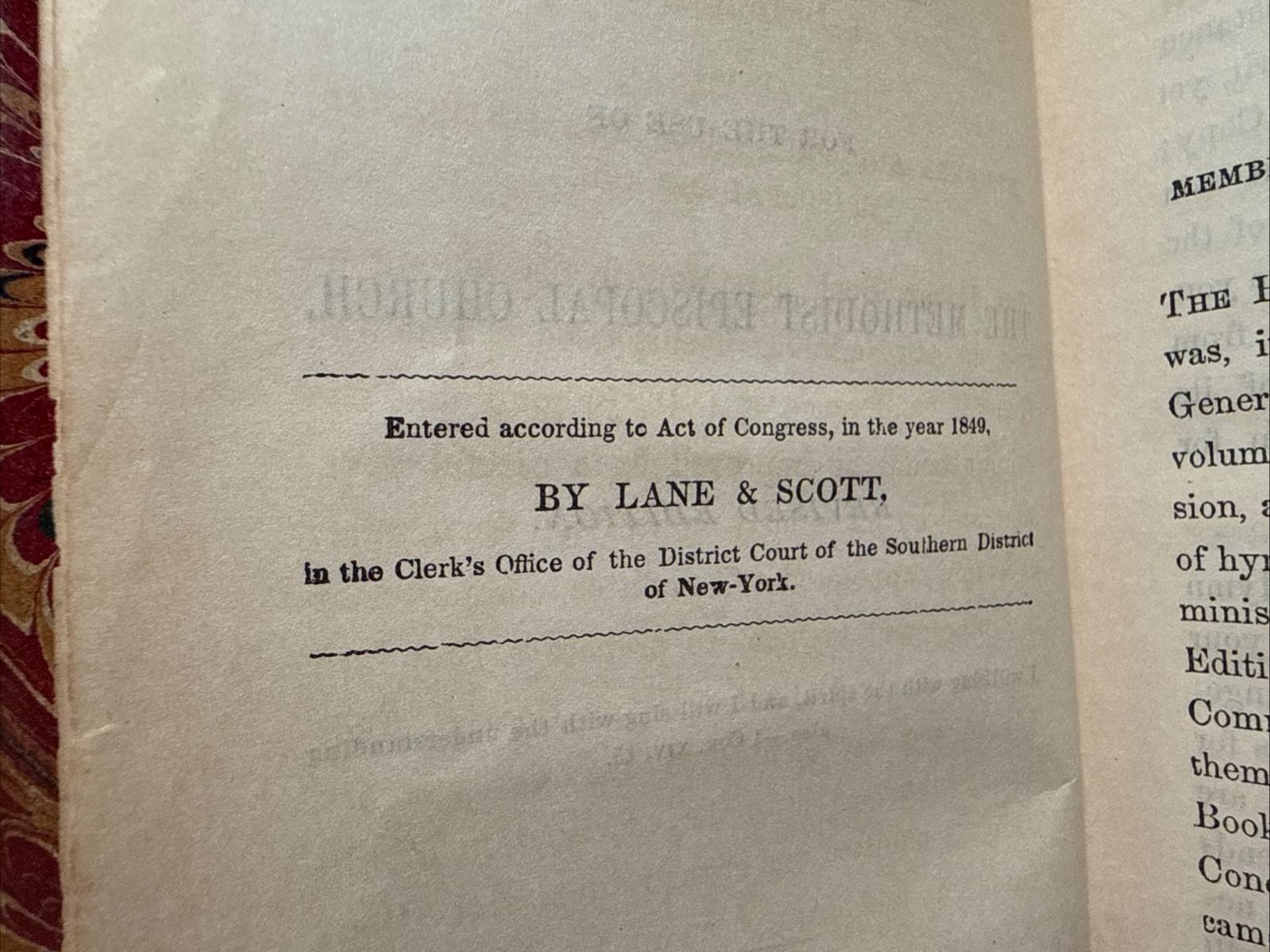 1870 HYMNS leather METHODIST cincinnati HITCHCOCK & WALDEN antique OLD