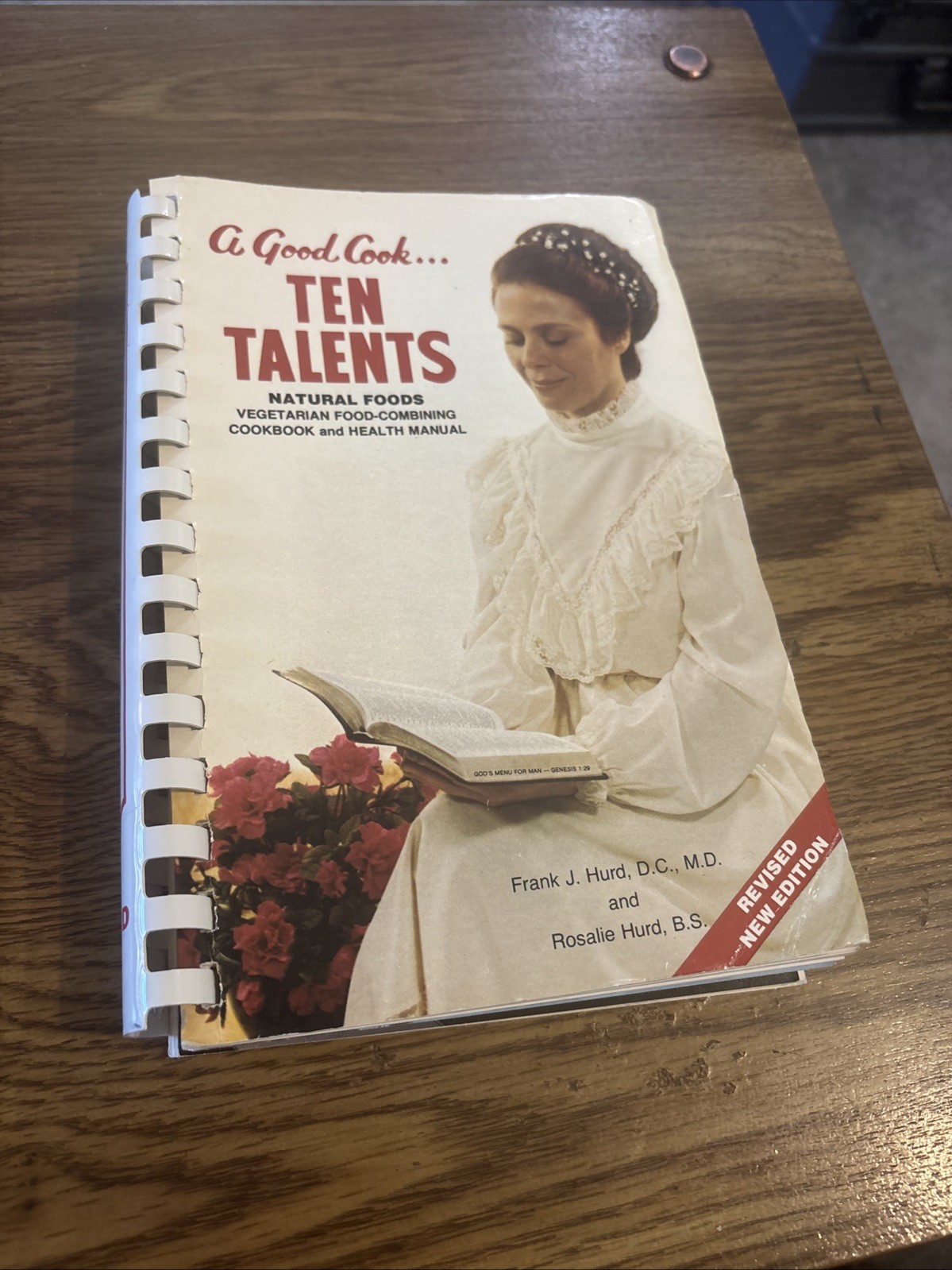 A Good Cook Ten Talents, Natural Food Vegetarian Cookbook, Dr Hurd 1985 Comb