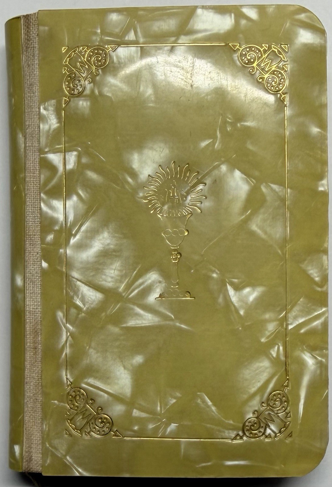 Jesus, Help Me, Vintage 1939 Celluloid Holy Devotional Child’s Prayer Book.