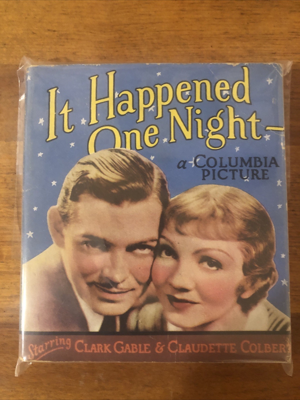 1935 It Happened One Night Saalfield BLB Academy Award CLARK GABLE COLBERT VG/FN