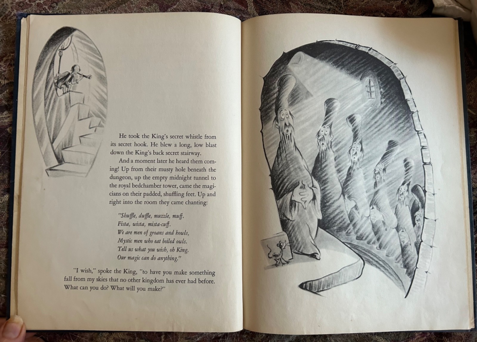 1949 First Edition – Bartholomew & the Oobleck by Dr Seuss – With BLUE Cover!