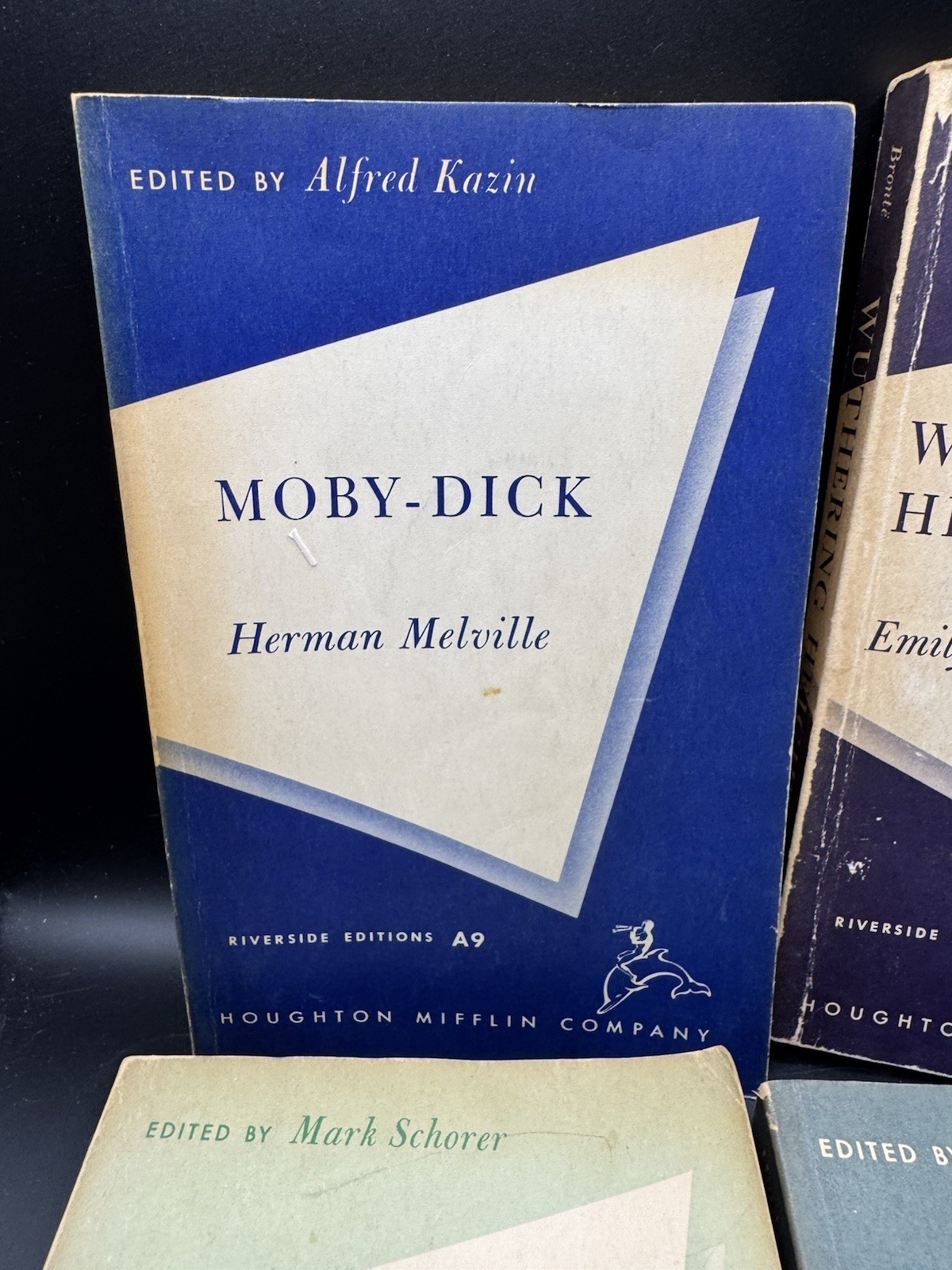 Vintage Riverside Editions Paperback Set of 4 Moby Dick Pride & Prejudice 1950s